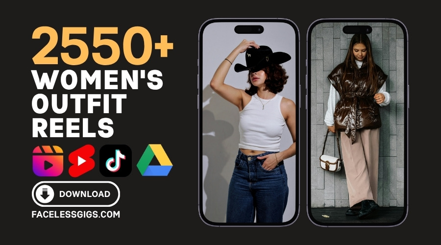 2550+ Women's Outfit Reels Bundle Download