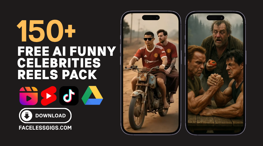 Free AI Funny Celebrities Reels Pack