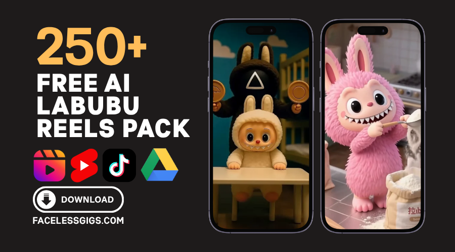 Free AI Labubu Reels Pack